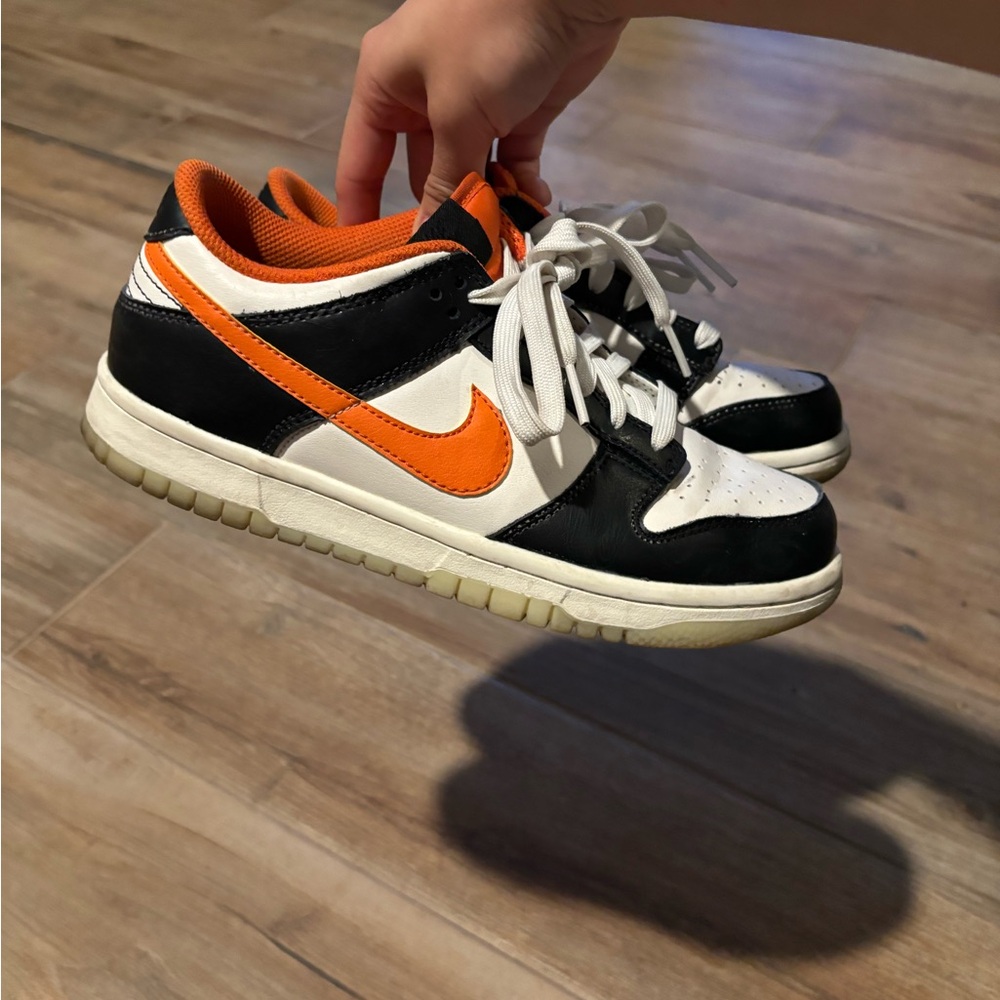 Nike halloween dunks, glow in the dark.